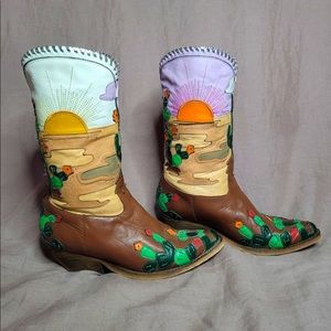 Funky Jeffrey Campbell Cowboy Boots
